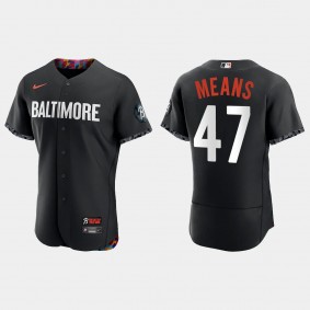 John Means Baltimore Orioles 2023 City Connect Authentic Jersey - Black