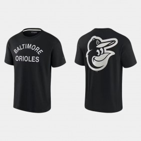 Men's Baltimore Orioles Black Super Soft T-Shirt